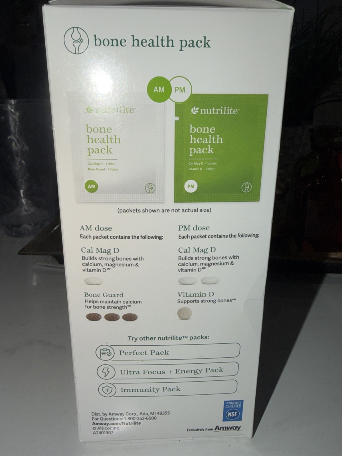 Nutrilite Bone Health Pack 60 Packets Free Shipping 🚚✅