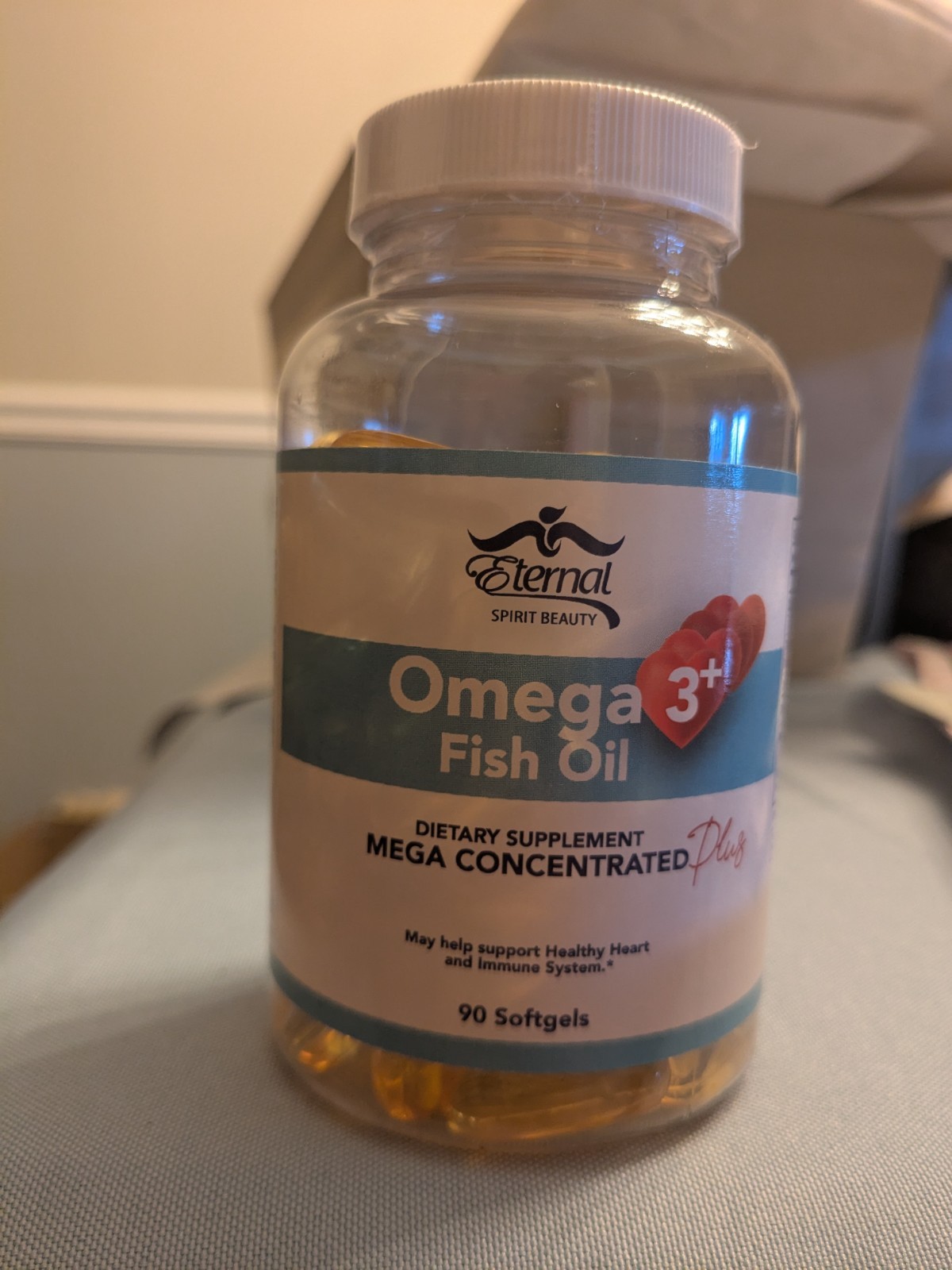 Eternal Spirit Beauty – Omega-3 fish oil 1000mg supports healthy heart