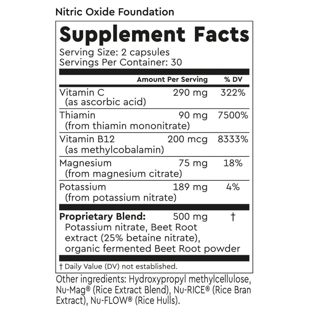 Berkeley Life Professional Nitric Oxide Foundation (60 Cap) EXP 06/2026
