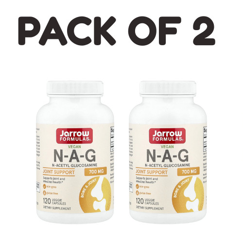 N-A-G, 700 mg, 120 Veggie Capsules PACK OF 2