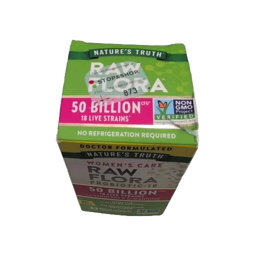 Nature’s Truth – Raw Flora Probiotic-18, 33 Capsules. Exp: 02/2026