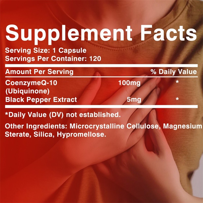 CoQ10 240pcs, Cellular Energy Production, Supports Heart and Blood Vessel Health