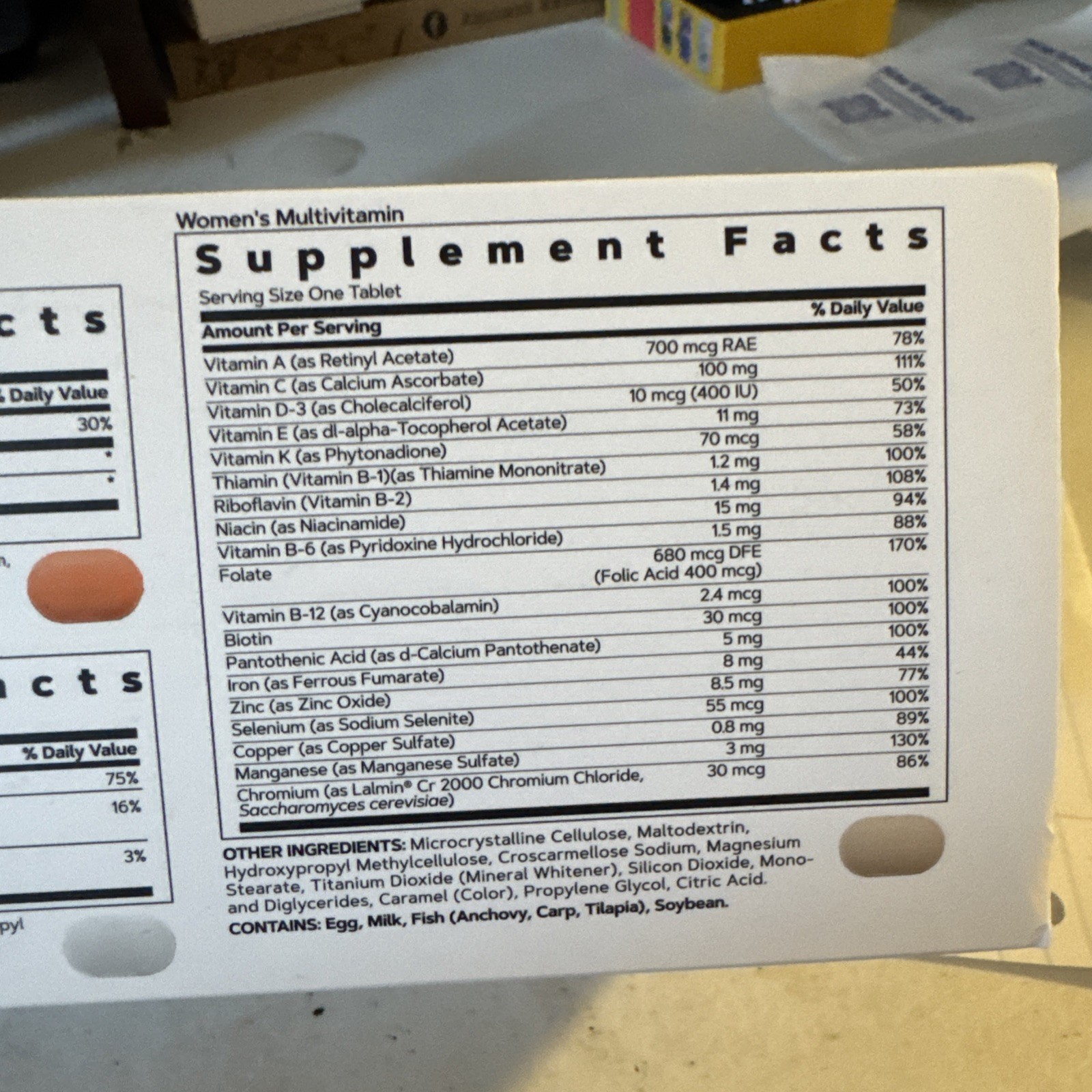 GNC Women’s 40+ Vitapak, Multivitamin, Stress & Bone Support, Skin Support, 5-in