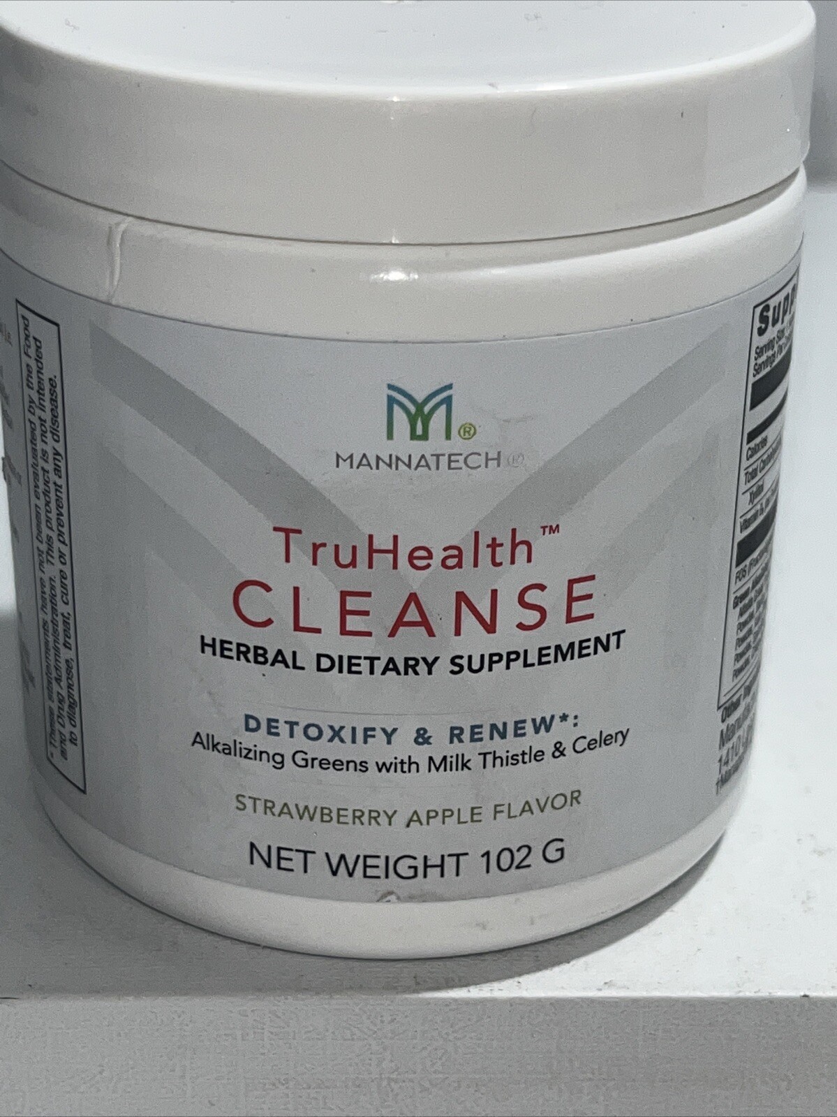 TruHealth Herbal Cleanse, Detox & Renew Sealed, 102g, Slightly Damaged Outer
