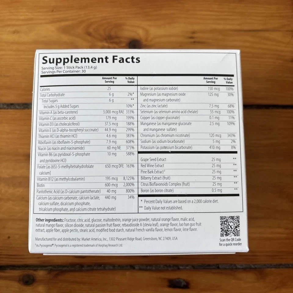 Isotonix Daily Essentials 30 Stick Packs – Exp 5/2027 New in Box (Box Dented)!