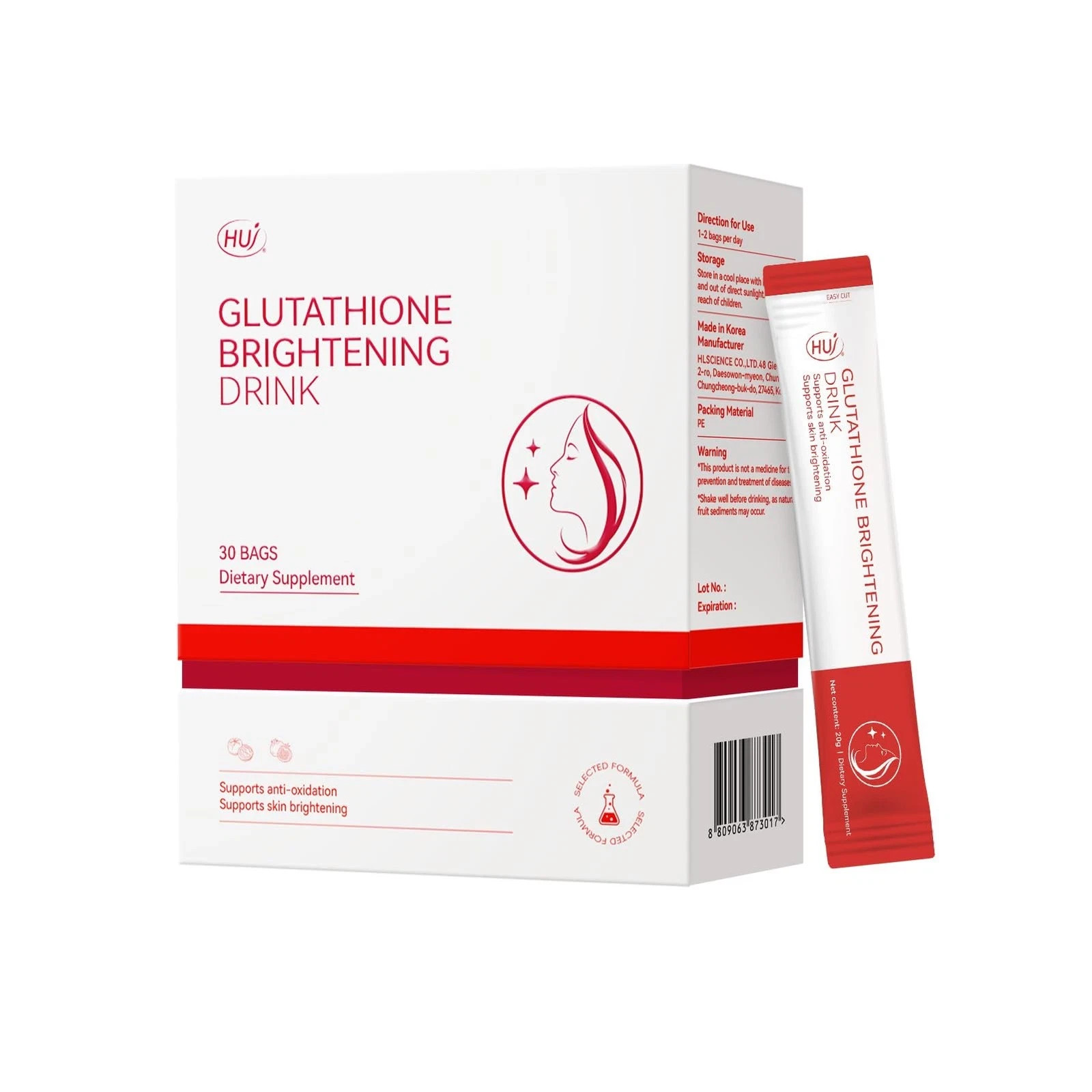 HUJ Glutathione Brightening Drink Liposomal Liquid Glutathione Skin Radianc…