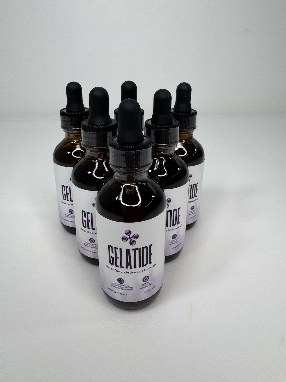 6 Pack Gelatide Drops Advanced Health & Fitness Vitamin Gela Tide 6PK In Date