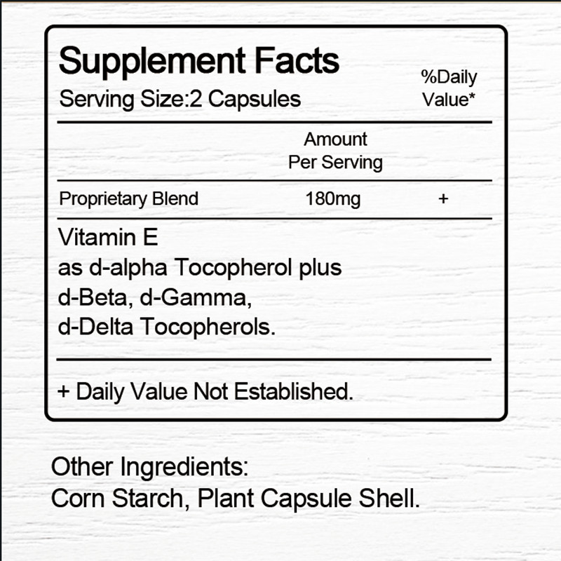 Vitamin E 1000 IU – 120 Softgels for Skin, Hair, Immune & Eye Health Support