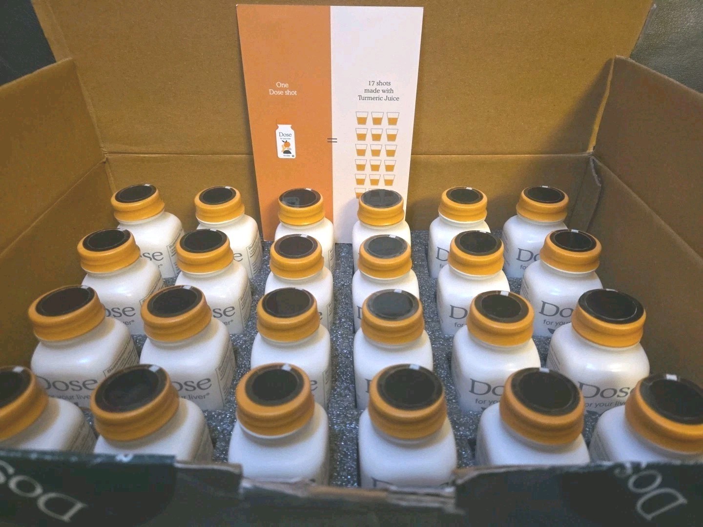 Dose For Your Liver 24pk Support Supplement Cleanse Defense 2oz Each Exp 08/2027