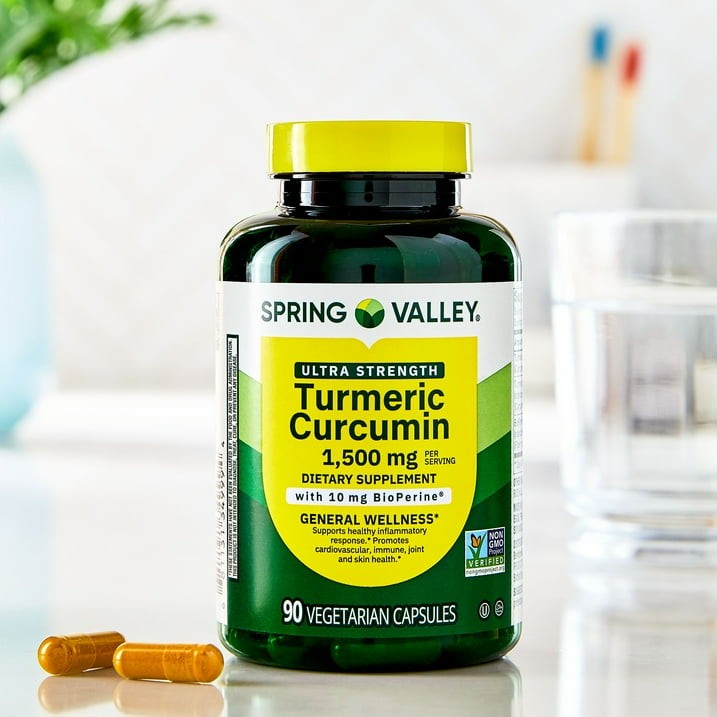 3 Pack Spring Valley Ultra Strength Turmeric Curcumin 1500 mg Capsules 90 Count