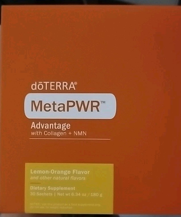 Collagen DoTerra MetaPWR Advantage Lemon Orange Flavor. Exp.2027.06
