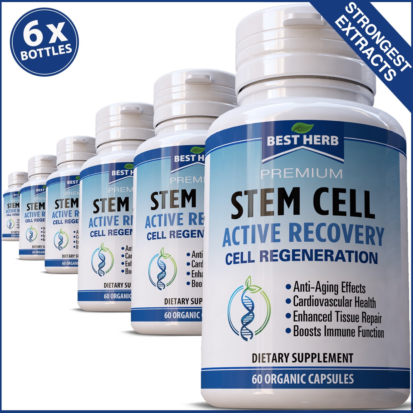 360 X STEM CELL PILLS RECOVERY IMMUNE SYSTEM BOOST CELLULAR REPAIR ANTI AGING