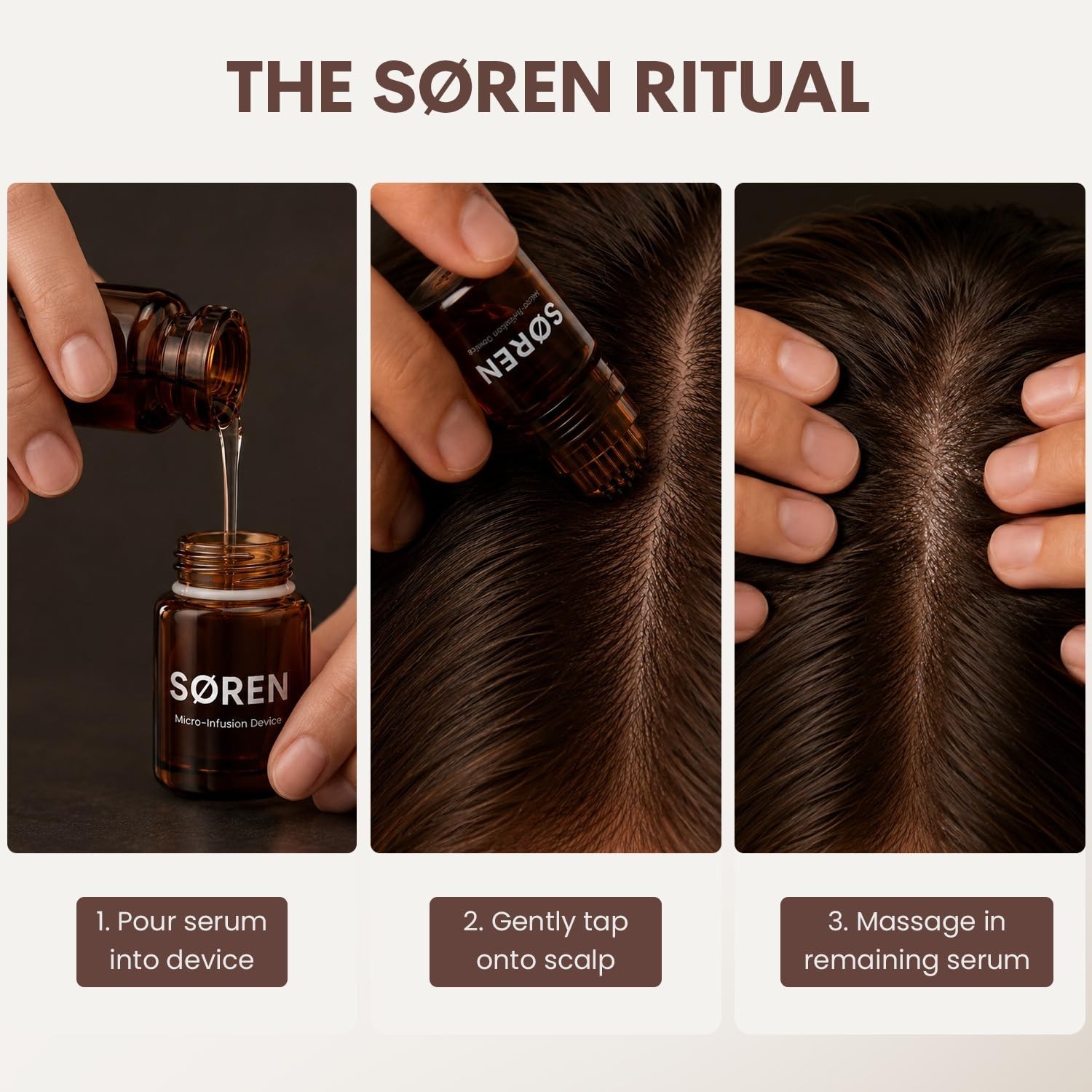 SØREN Micro Infusion Hair Renewal System by SOREN – Saw Palmetto & Pe