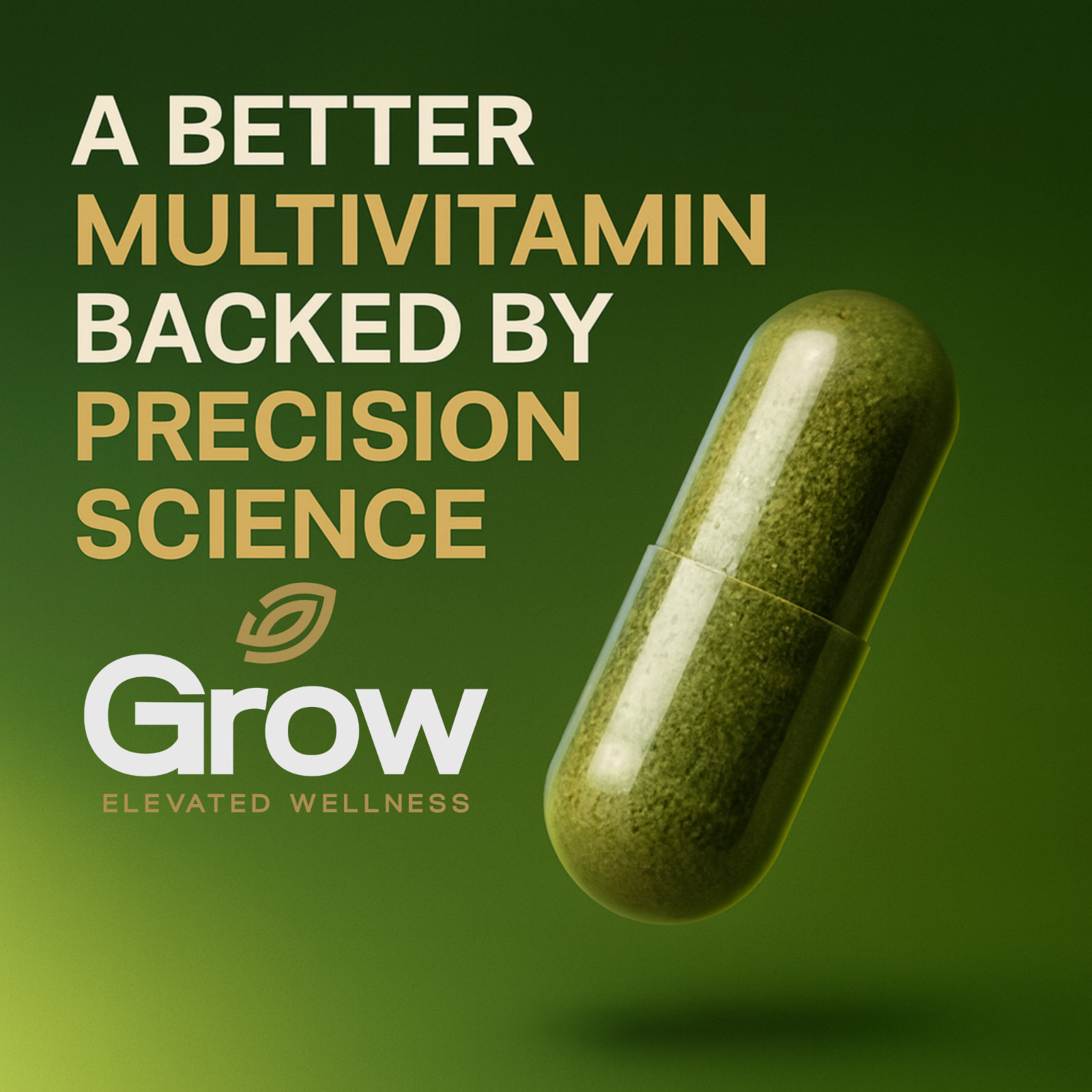 Whole Food Multivitamin for Women 50+ – 90 Vegan Capsules, 45 day supply