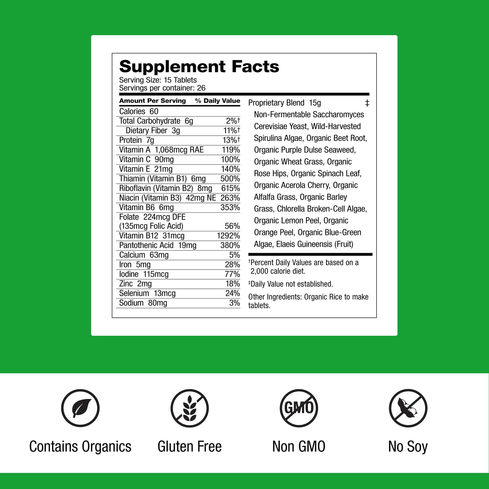 Dr. Schulzes SuperFood Plus – Everyday Superfood Supplement to Support Overall