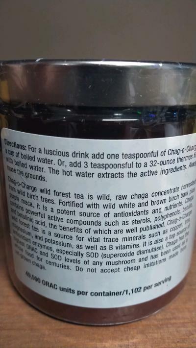 Chag-o-Charge North American Herb & Spice 3.2 oz Birch Bark Purple Maca