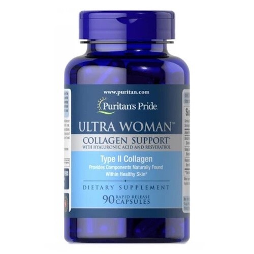 Puritan’s Pride, Ultra Woman Collagen Support with Hyaluronic Acid, 1000 mg, 90