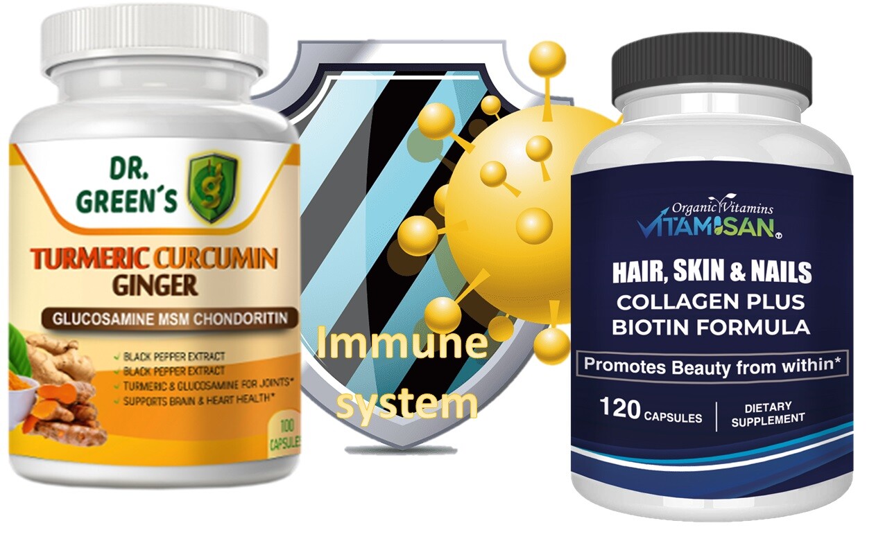 Turmeric Curcumin Joint support Collagen Glucosamine Chondroitin 220