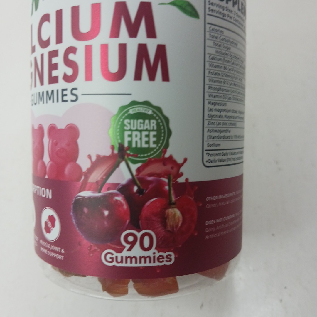 Calcium Magnesium Zinc Gummies with Vitamin D & Zinc Exp 12/2025
