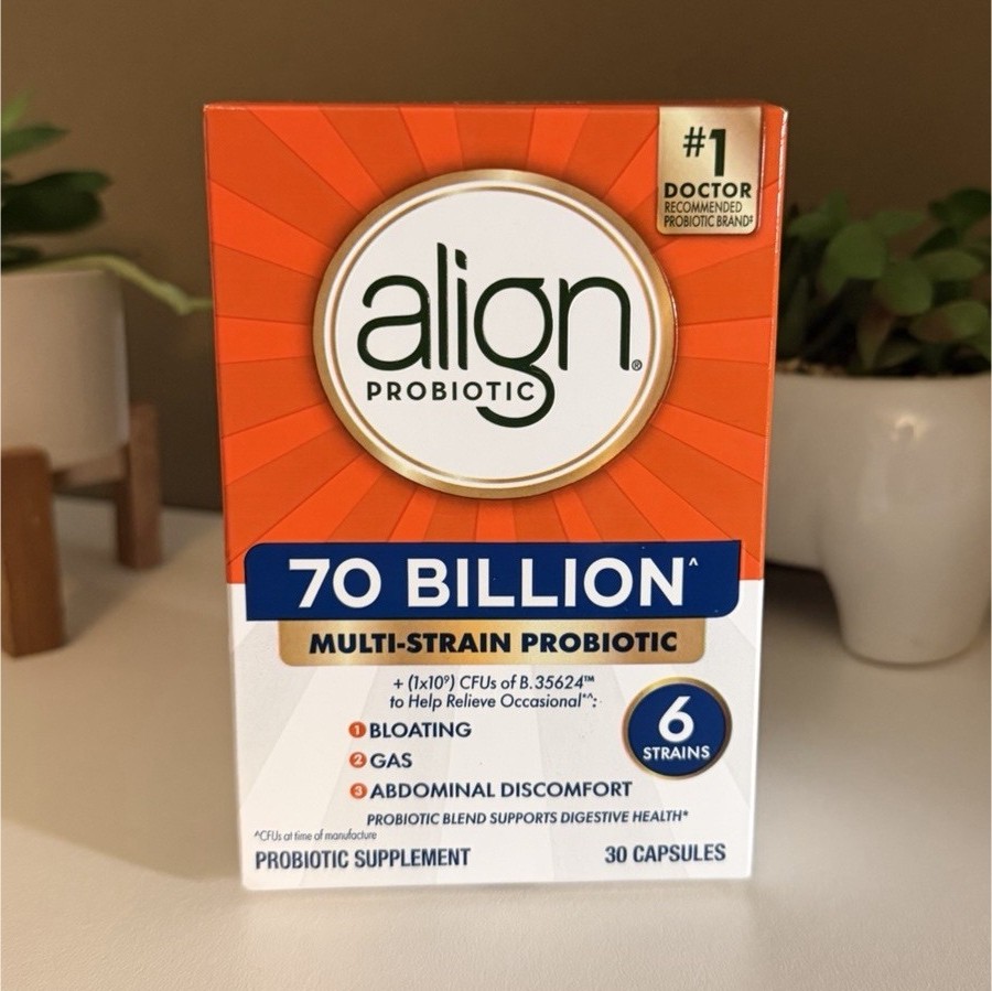 Align Probiotic Digestive Support B. longum 35624 30 Capsules 70 Billion