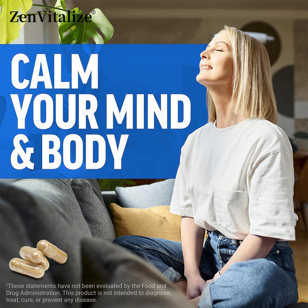 ZenVitalize Magnesium L-Threonate 2000mg, 30/60/120Capsule -144mg of Magnesium