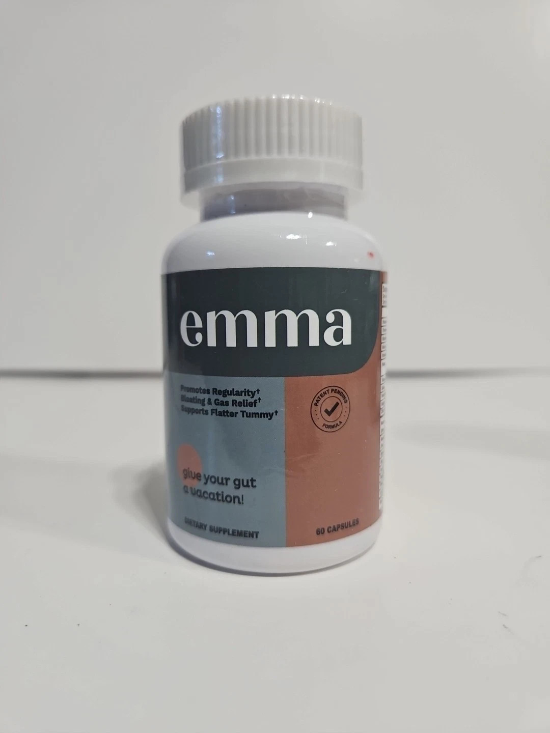 EMMA Gut Health Gas & Bloating Constipation Leaky Gut 60 Capsules Exp: 12/26