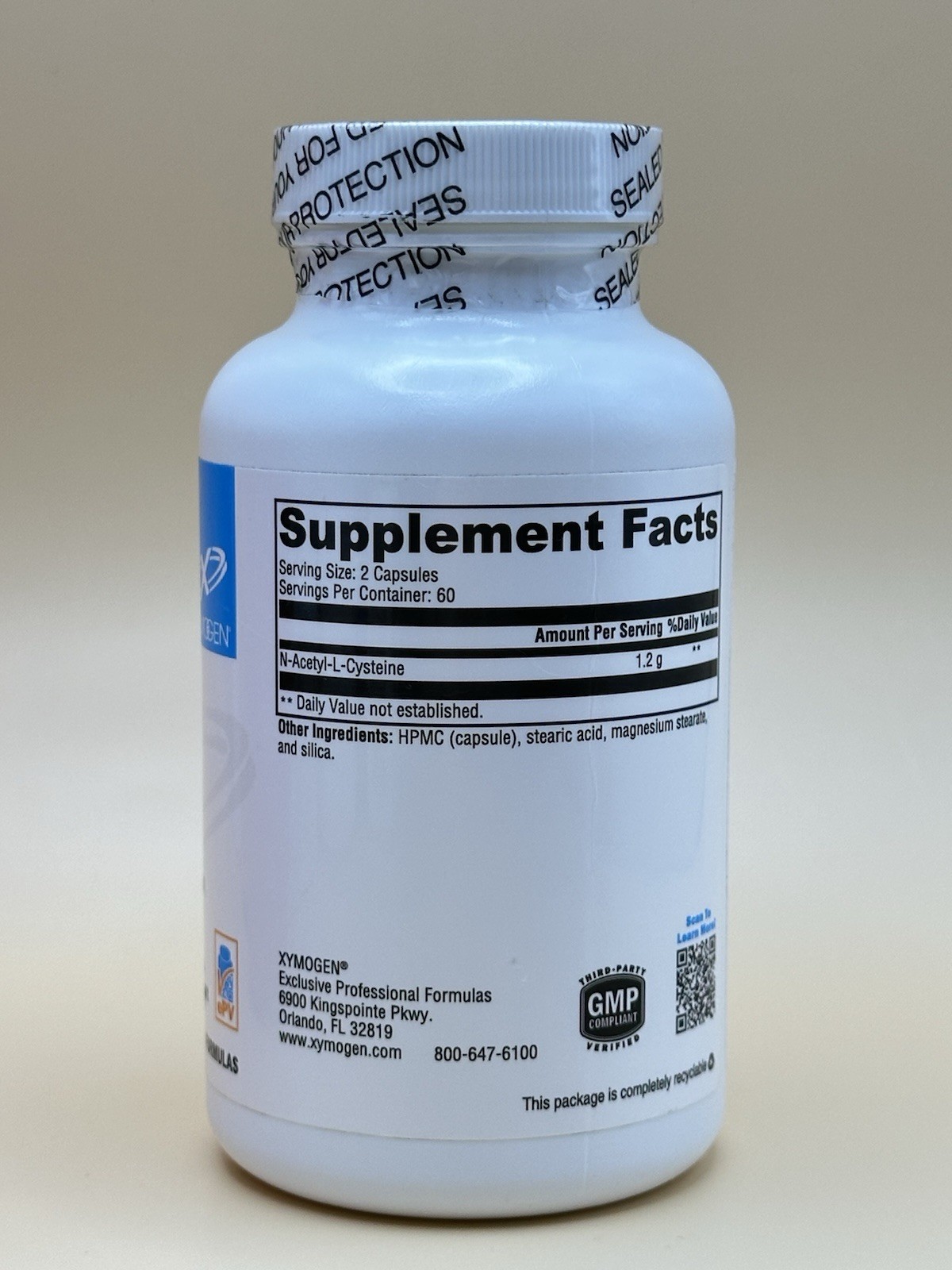 N A C – N-Acetyl Cysteine Supplement