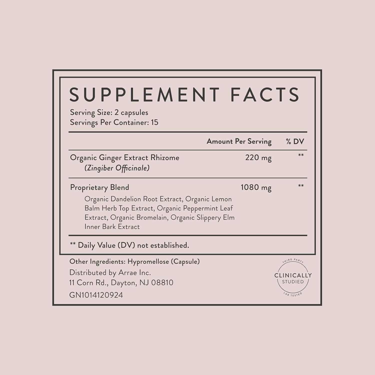Fast-Acting Bloating Relief – All-Natural Digestive Enzymes Capsules 30 Count