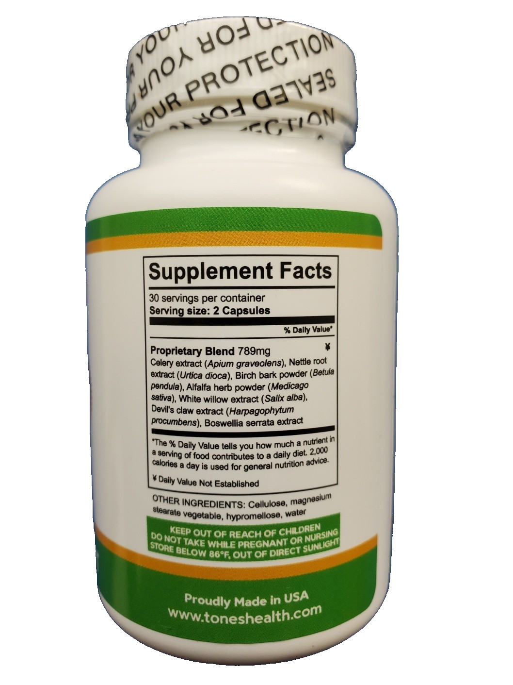 Lifetones Uric Acid Support Capsules – 60 Count. exp 01/2028