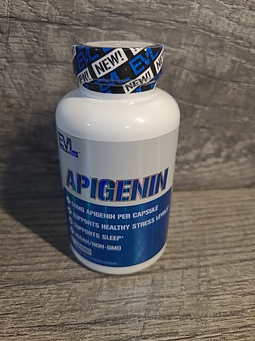 EVLution Nutrition, Apigenin, 30 Veggie Capsules Expires 10/2025