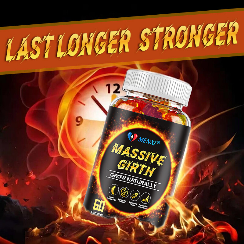 XXXL Plus Male Size ENLARGER Longer Wider Bigger Growth Man Enhancement Gummies