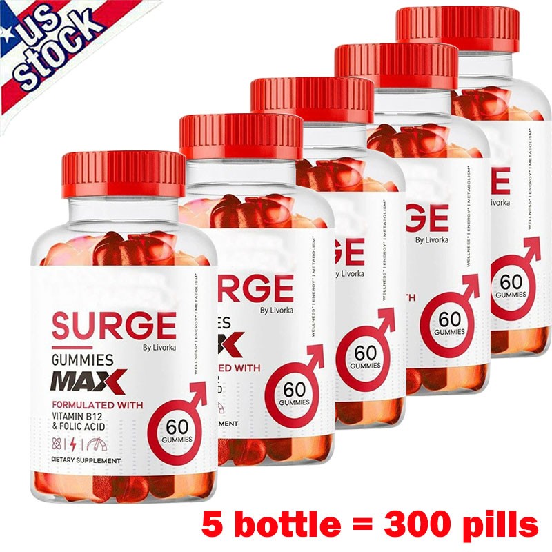 Vital Surge Male Gummies Maximum Strength Vital Surge Improved Formula 60-300PCS