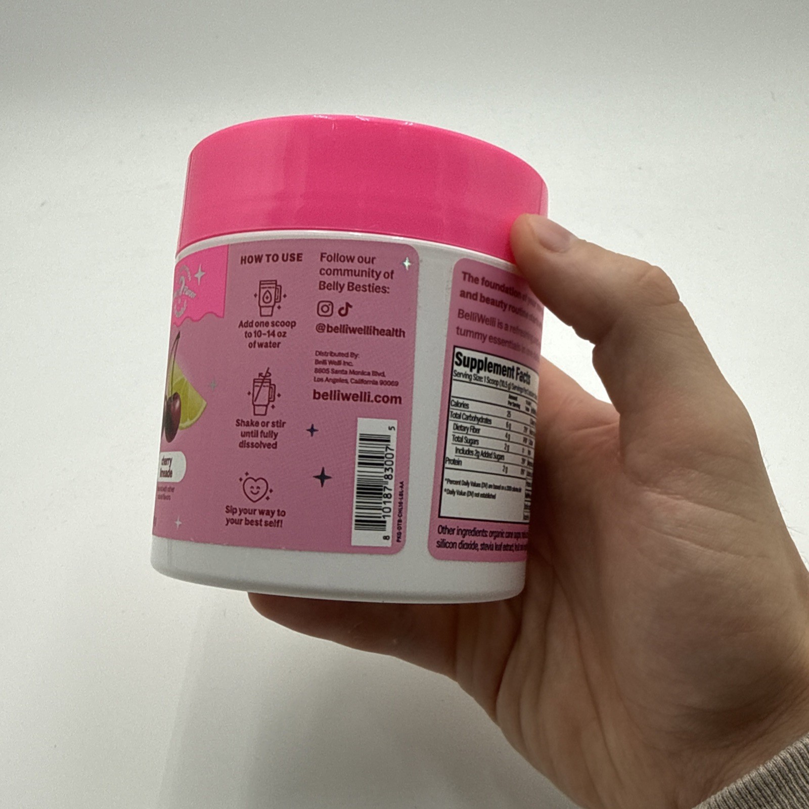 Belli Welli Fiber Supplement for Women&Men, Premium Daily Fiber Powder from O…