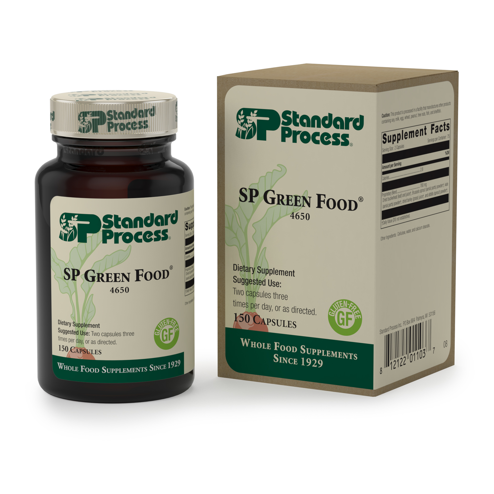 Standard Process – SP Green Food – 150 Capsules