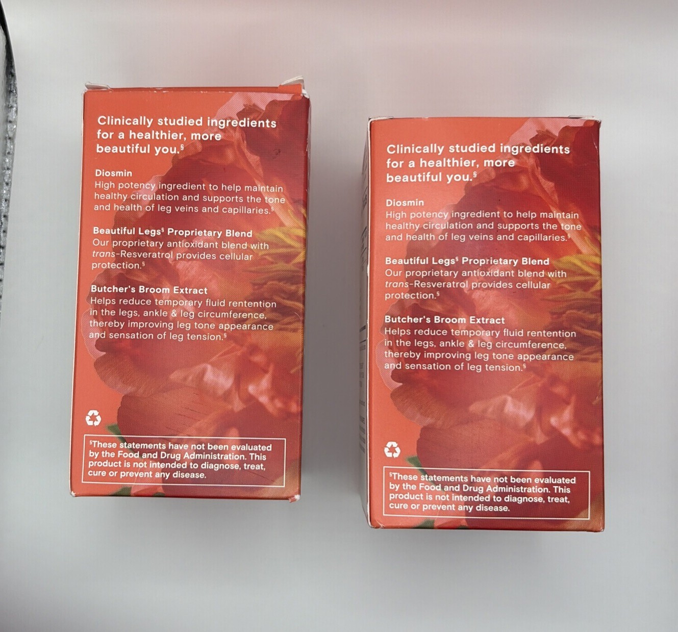(2) Reserveage Beauty Beautiful Legs 30 Veggie Capsules Exp-08/2026 Free Ship!