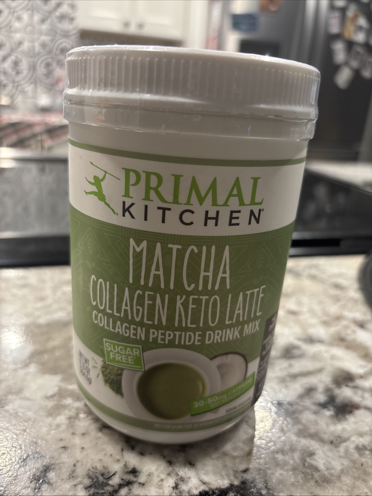 Primal Kitchen Matcha Collagen Keto Latte Peptide Drink Mix 9.33oz Exp 01/2026