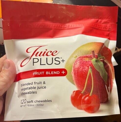 JUICE PLUS+ 480 Blended Fruit & Veggie Gummies: 2 Fruit & 2 Vegetable – NIB!
