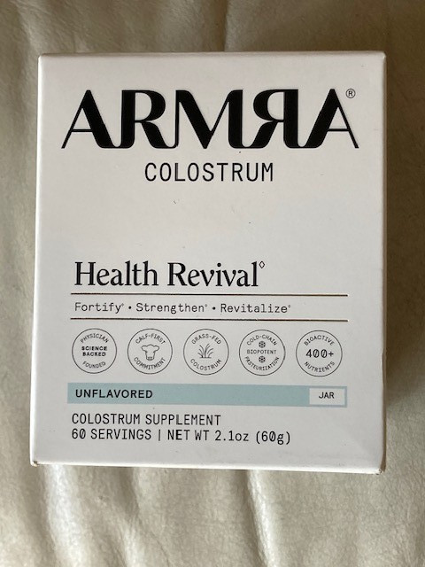 ARMRA Colostrum Immune Revival Unflavored 60 Servings| 2.1oz EXP 01/2028