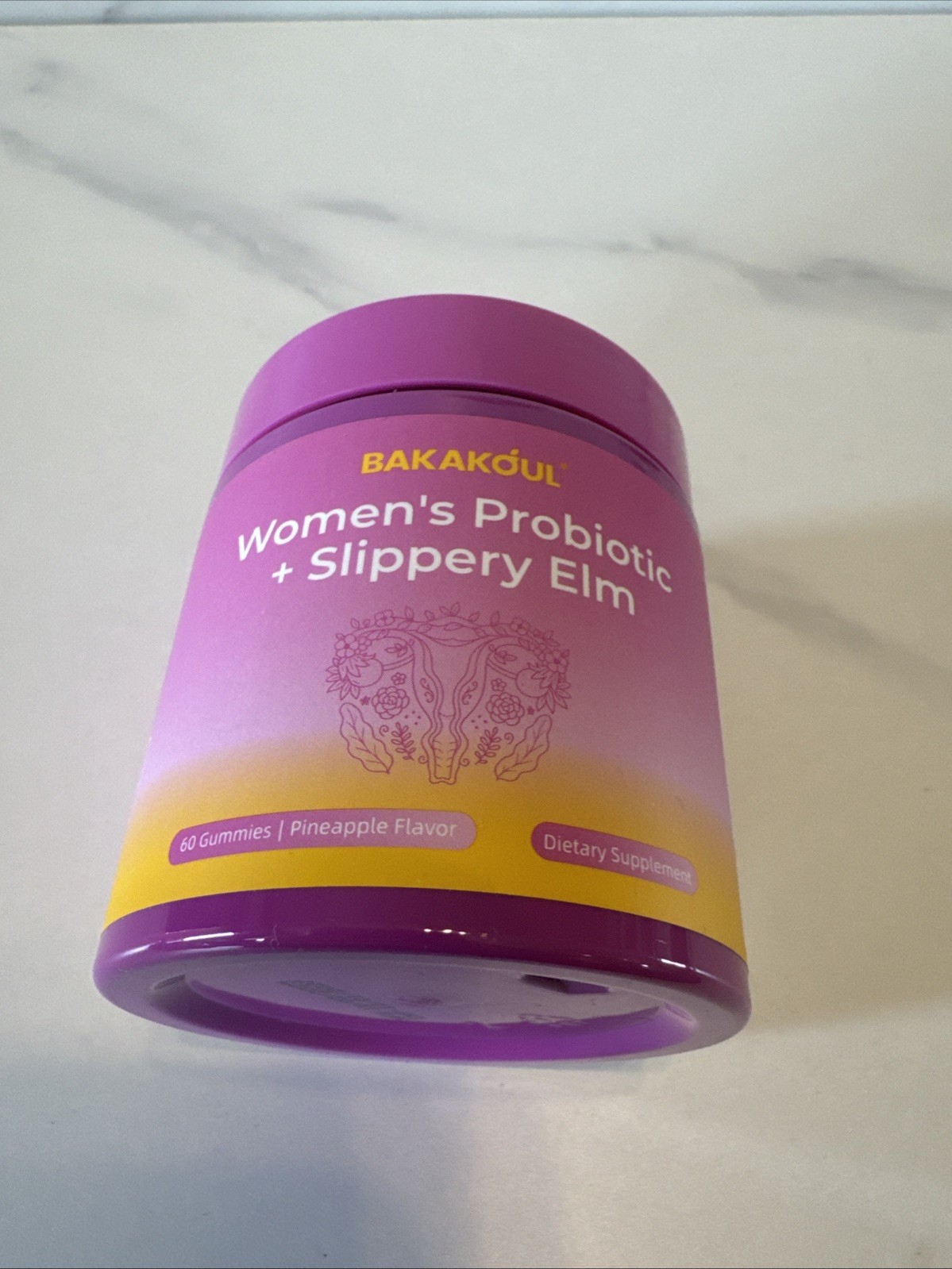 Women’s Probiotics 60 Gummies Vaginal Health with Slippery Elm Exp 12/2027 New
