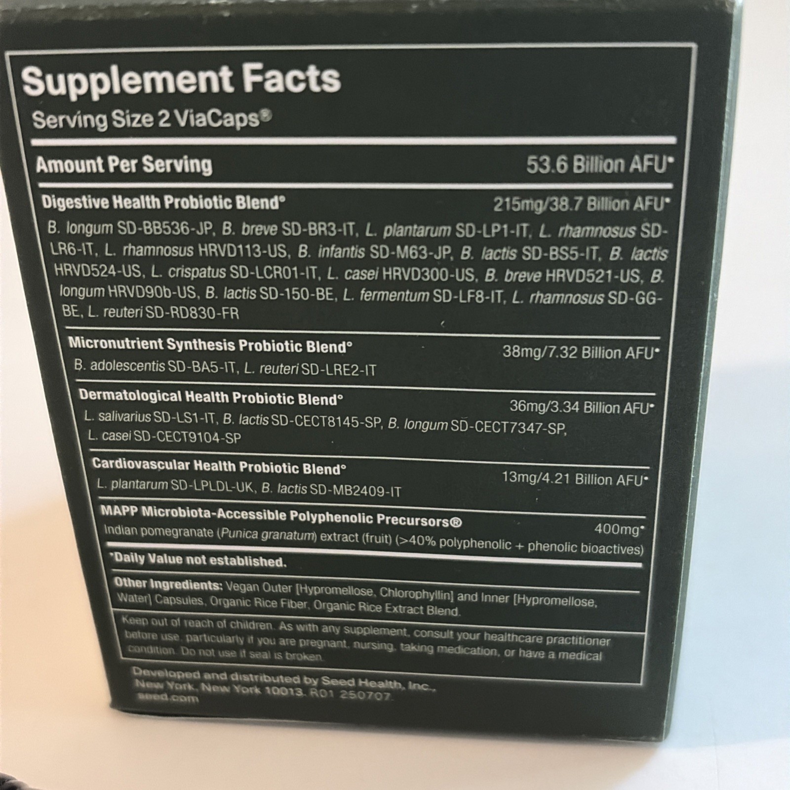 Seed DS-01 Daily Synbiotic for Digestive Health (60ct)
