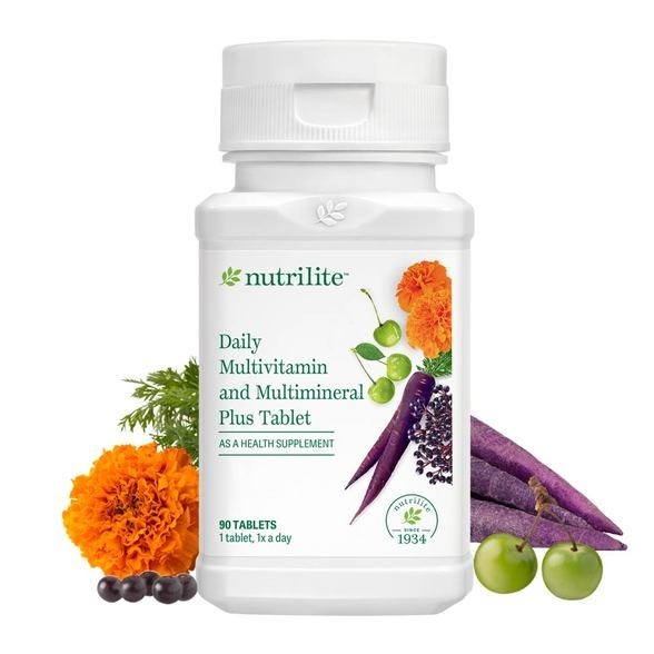 NUTRILITE Daily Multivitamin and Multimineral Tablets 90 Tabs EXP 05/2027 AMWAY