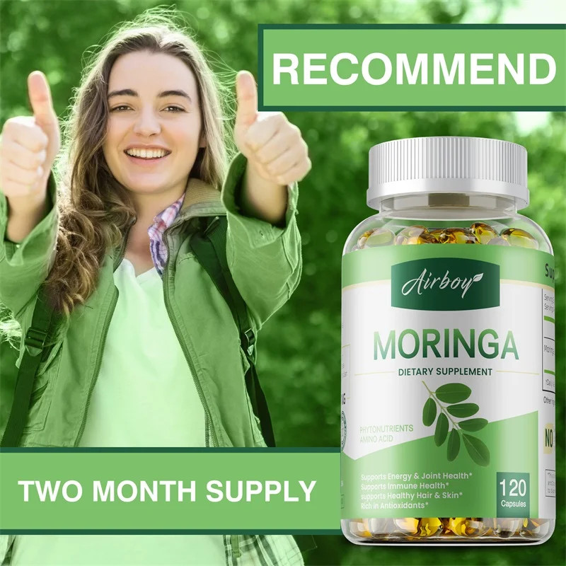 Moringa 120pcs – Antioxidant, Supports Repair of Damaged Cells, Metabolism