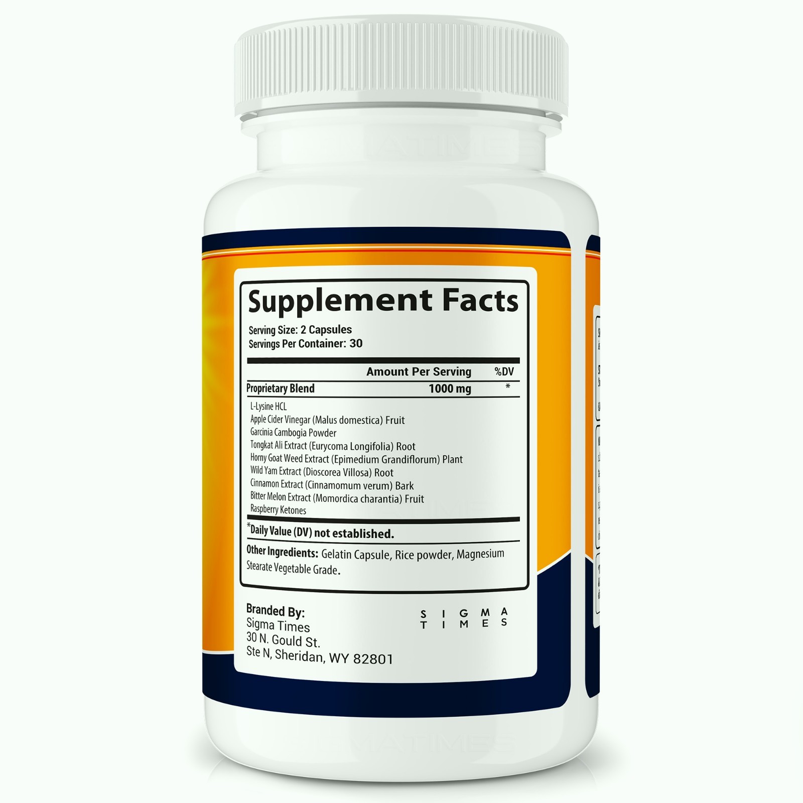 SodaSlim Capsules, Soda Slim Natural Pills for Healthy Weight Loss 60ct