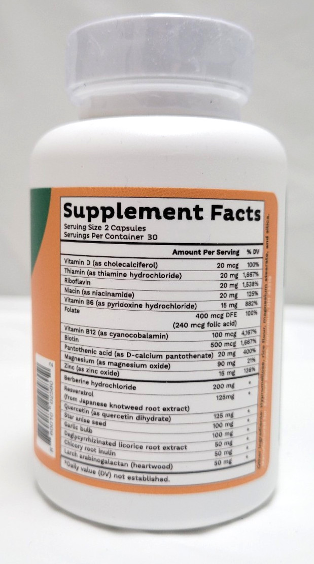 Emma Enclave BioActives Digestive Gut Support Supplement 60 Capsules Exp 5/2027