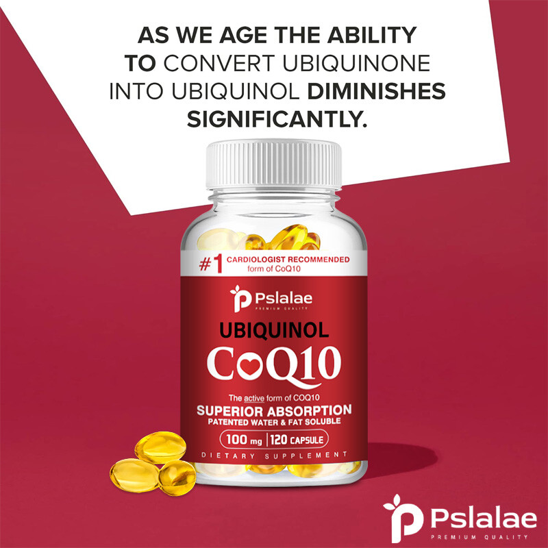 Ubiquinol CoQ10 Capsules 100mg – Superior Absorption, Heart Health Supplements