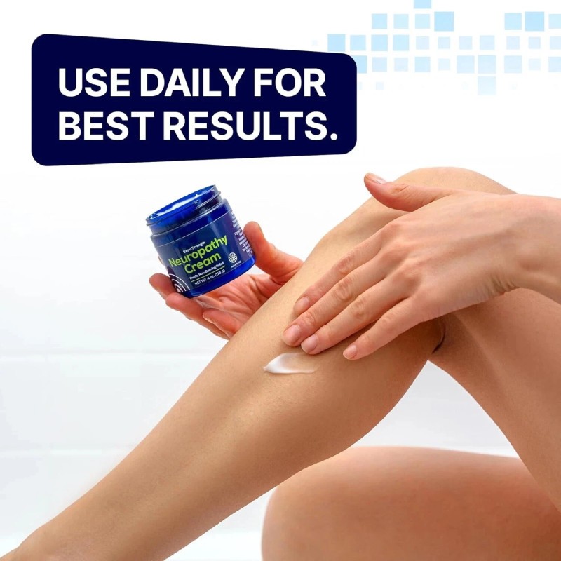 Basic Vigor Migrastil Neuropathy Relief Cream Strength for Feet Legs Hands