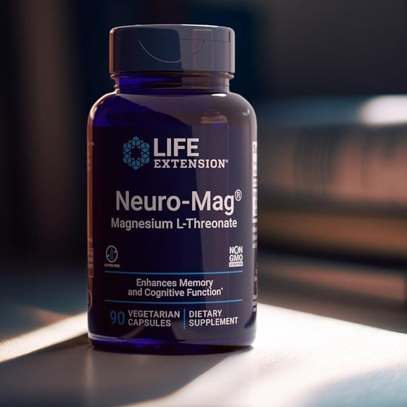 Life Extension Neuro‑Mag 90Veg Caps Magnesium L‑Threonate 48mg Cognitive Support