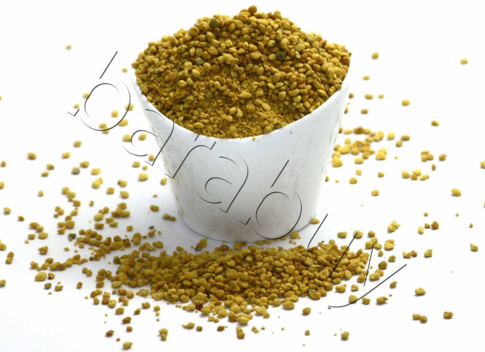 BEE POLLEN Pure Natural Not Processed Bee Pollen Granules Yellow and Brown