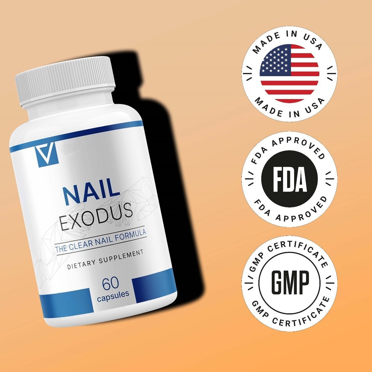 1Pack Nail Exodus Capsules for Healthier Feet – Vitality Clear Nail Formula
