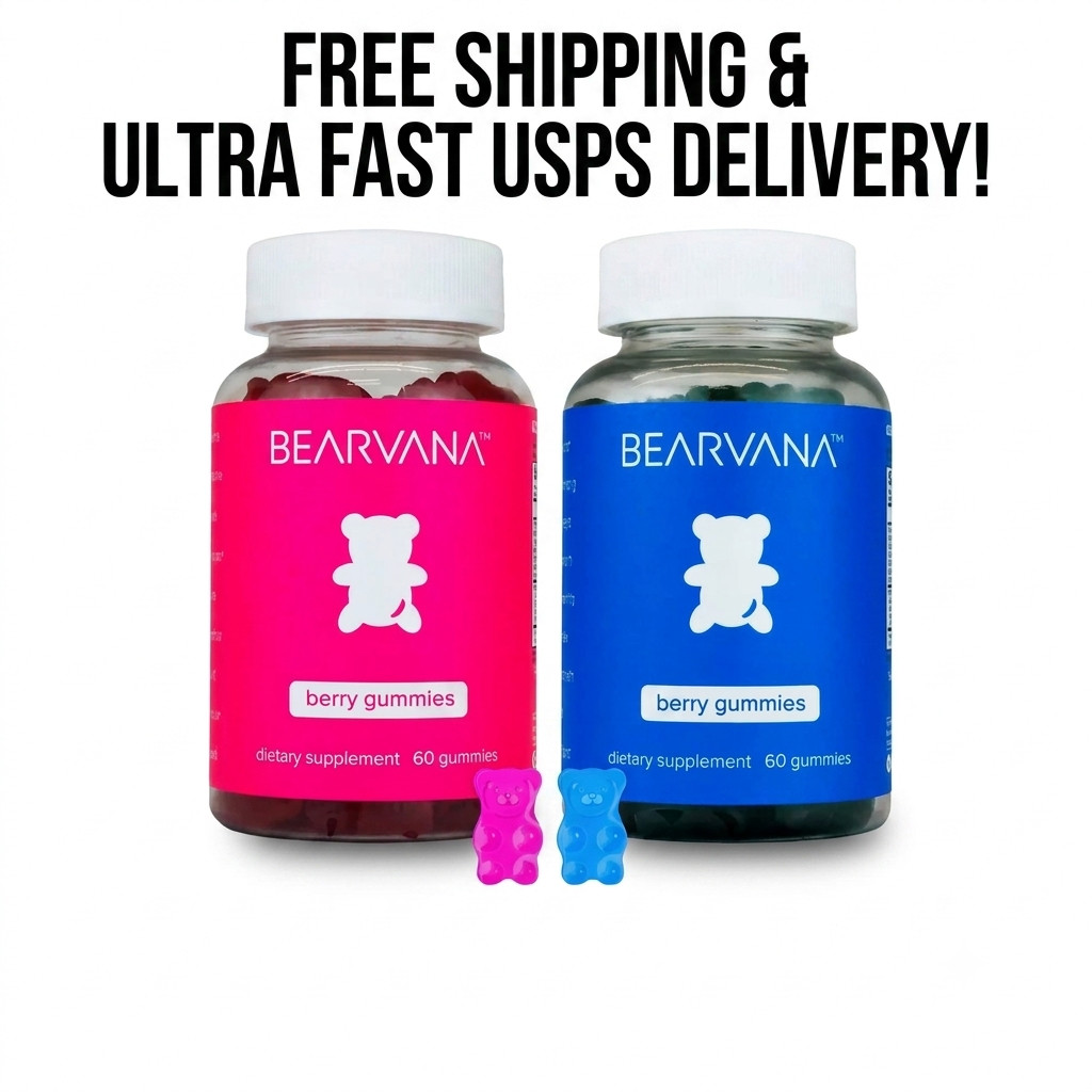 BEARVANA Gummies Combo Women Wellness Supplement Berry